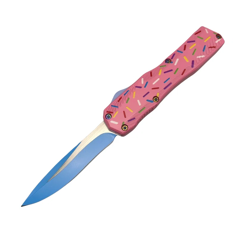 微信图片_20250428153139.webp Neues Pink Donut Switchblade OTF Messer